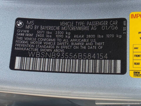 2006 BMW M5