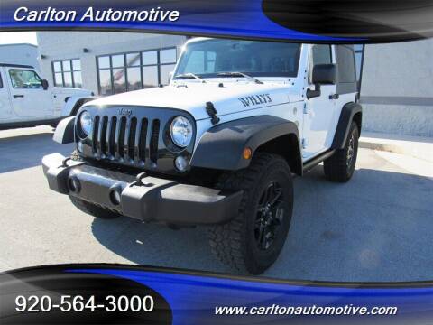 2016 Jeep Wrangler for sale at Carlton Automotive Inc in Oostburg WI