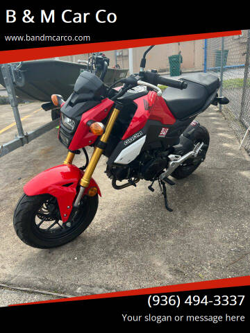 2019 Honda Grom for sale at B & M Car Co in Conroe TX