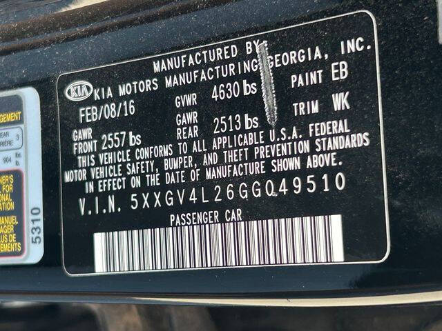 2016 Kia Optima SXL Turbo