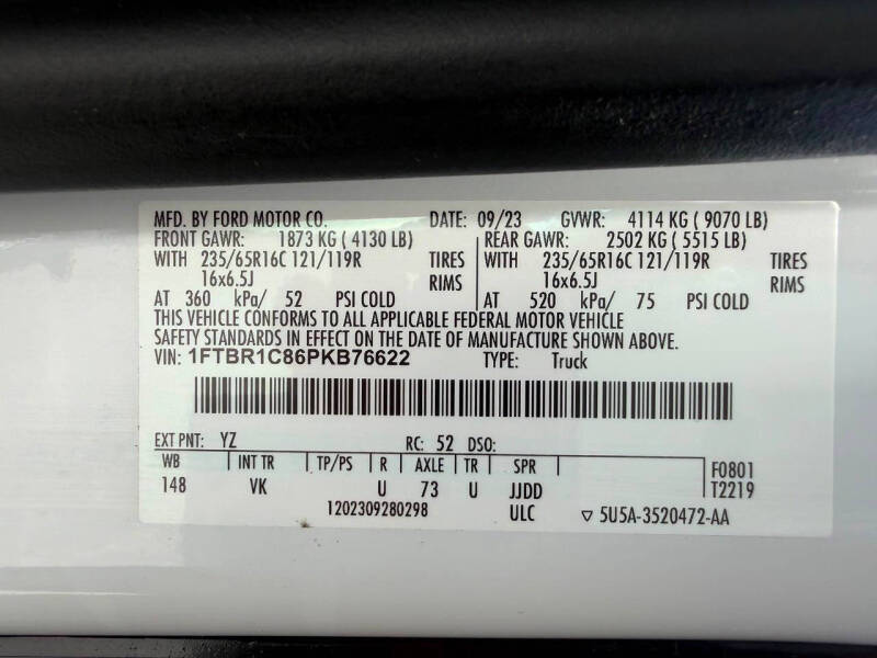 2023 Ford Transit 250