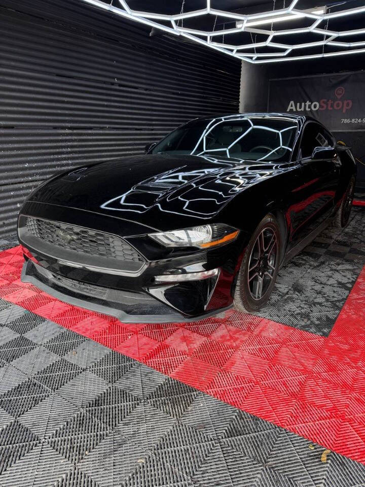 Black 2019 Ford Mustang EcoBoost EcoBoost 2dr Fastback 2