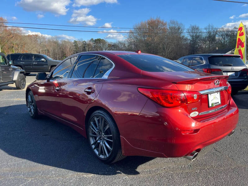 2016 Infiniti Q50 Red Sport 400