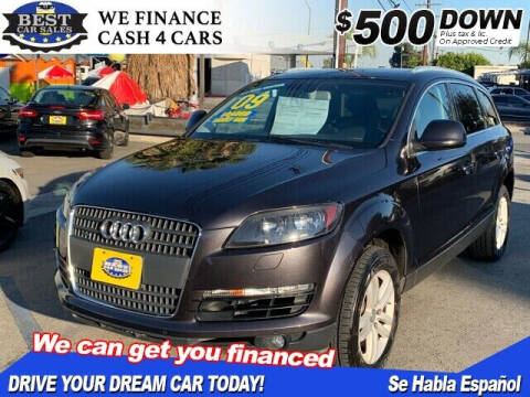 2009 Audi Q7 for sale at Best Car Sales in South Gate CA