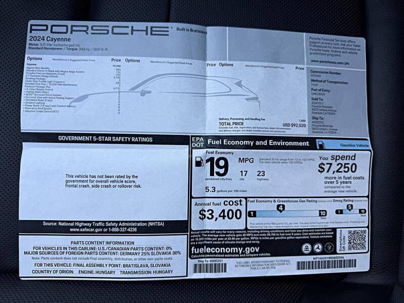 2024 Porsche Cayenne