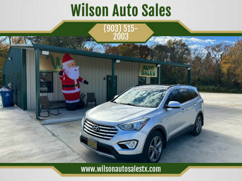 2014 Hyundai Santa Fe for sale at Wilson Auto Sales in Chandler TX