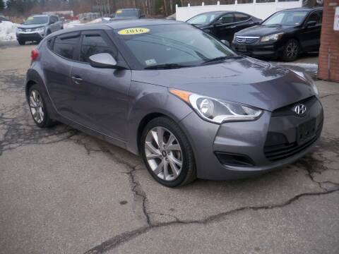 2016 Hyundai Veloster for sale at Charlies Auto Village in Pelham NH