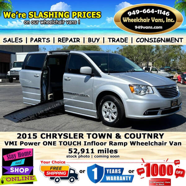 2015 Chrysler Town and Country for sale at Wheelchair Vans Inc in Laguna Hills CA