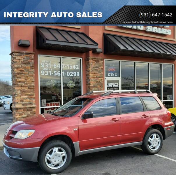 2006 Mitsubishi Outlander for sale at INTEGRITY AUTO SALES in Clarksville TN