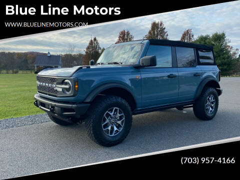 2021 Ford Bronco for sale at Blue Line Motors in Winchester VA
