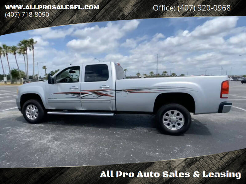 2013 GMC Sierra 2500HD for sale at All Pro Auto Sales & Leasing in Orlando FL