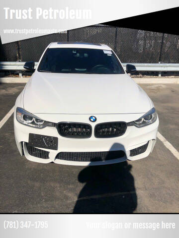 2013 BMW 3 Series for sale at Trust Petroleum in Rockland MA