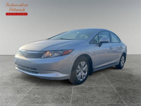 2012 Honda Civic for sale at Automotive Network in Croydon PA