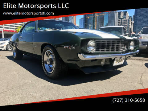 1969 Chevrolet Camaro for sale at Elite Motorsports LLC in Saint Petersburg FL