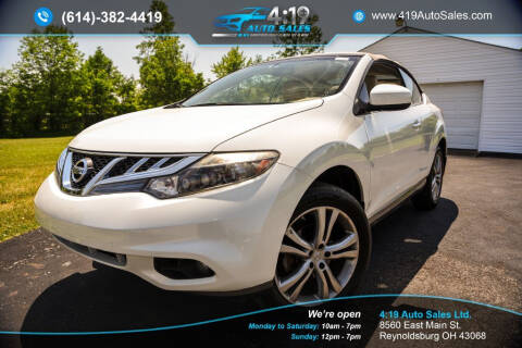 2011 Nissan Murano CrossCabriolet for sale at 4:19 Auto Sales LTD in Reynoldsburg OH
