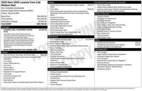 2025 RAM 2500 Laramie