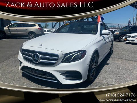 2017 Mercedes-Benz E-Class for sale at Zack & Auto Sales LLC in Staten Island NY