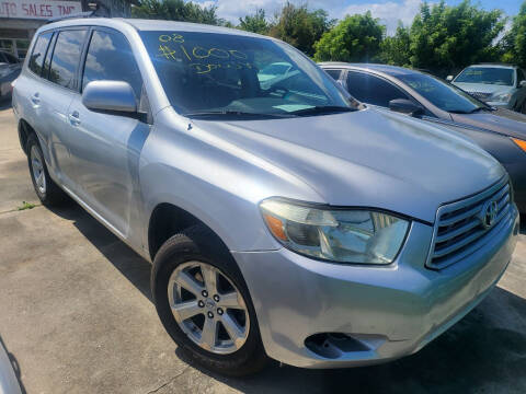 2008 Toyota Highlander for sale at Track One Auto Sales in Orlando FL