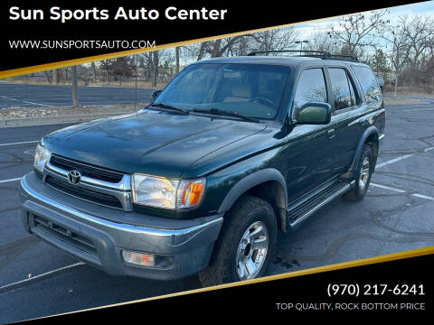 2001 Toyota 4Runner for sale at Sun Sports Auto Center in Loveland CO