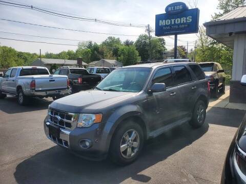2011 Ford Escape for sale at Route 106 Motors in East Bridgewater MA
