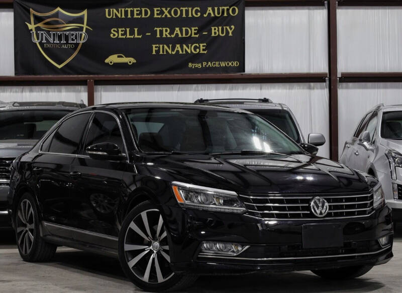 2017 Volkswagen Passat for sale at United Exotic Auto in Houston TX