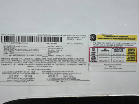 2022 Keystone RV Arcadia 3370BH