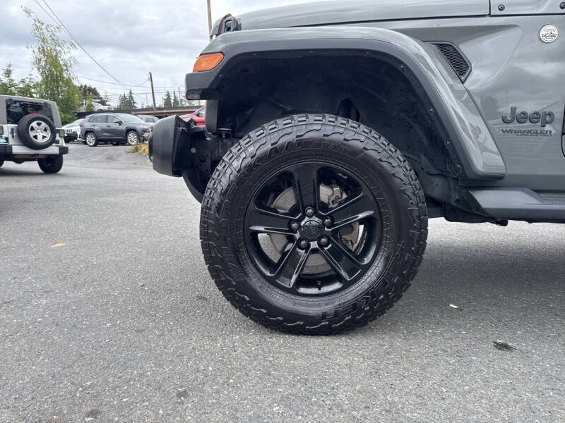 Used 2020 Jeep Wrangler Unlimited Sahara Altitude with VIN 1C4HJXEG1LW103735 for sale in Edmonds, WA