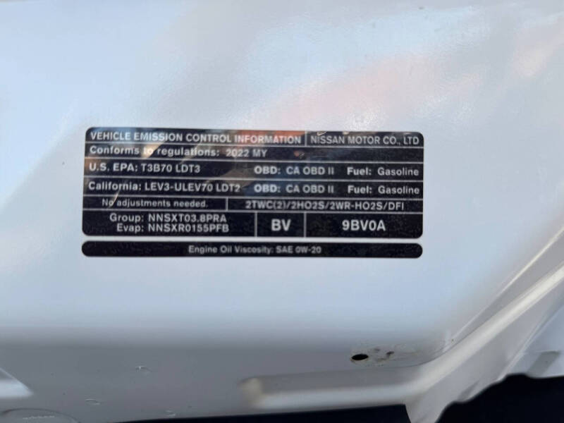 2022 Nissan Frontier S