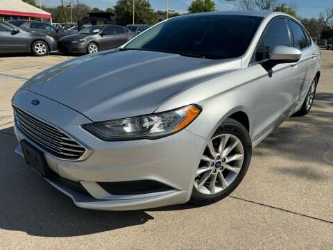 2017 Ford Fusion for sale at COSMES AUTO SALES in Dallas TX