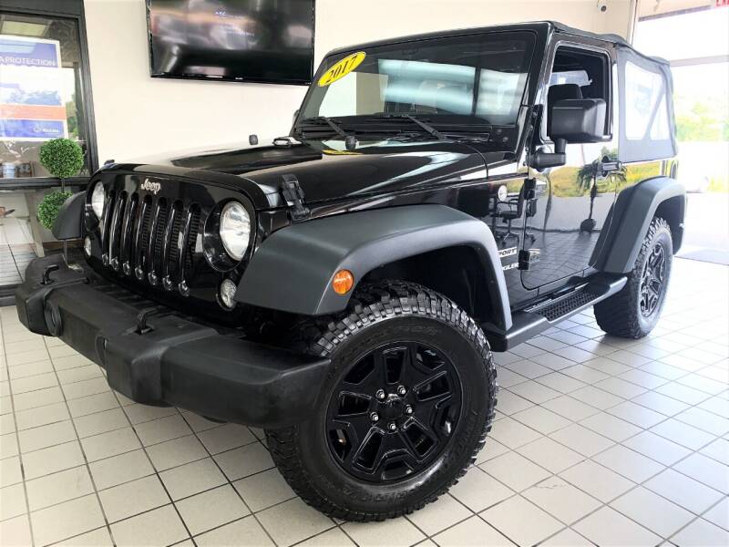 2017 Jeep Wrangler for sale at SAINT CHARLES MOTORCARS in Saint Charles IL