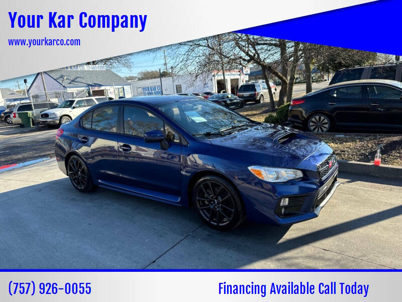 2020 Subaru WRX for sale at Your Kar Company in Norfolk VA