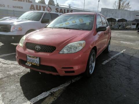 2004 Toyota Matrix for sale at Best Deal Auto Sales in Stockton CA