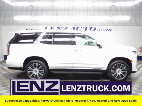 2022 Cadillac Escalade for sale at LENZ TRUCK CENTER in Fond Du Lac WI