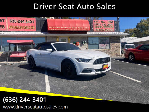 2016 Ford Mustang for sale at Driver Seat Auto Sales in Saint Charles MO