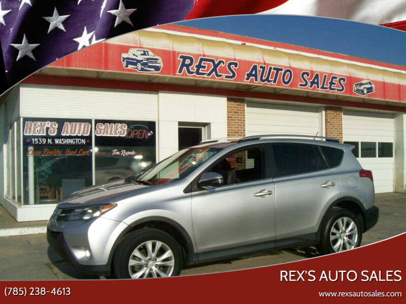 2015 Toyota RAV4 for sale at Rex's Auto Sales in Junction City KS