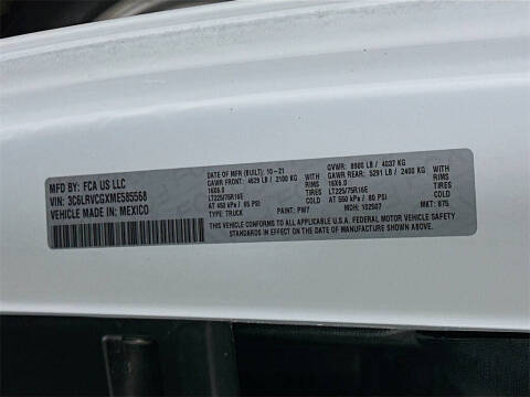 2021 RAM ProMaster 2500 136 WB