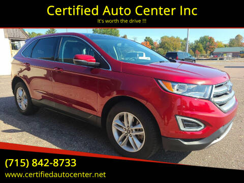 2018 Ford Edge for sale at Certified Auto Center Inc in Wausau WI