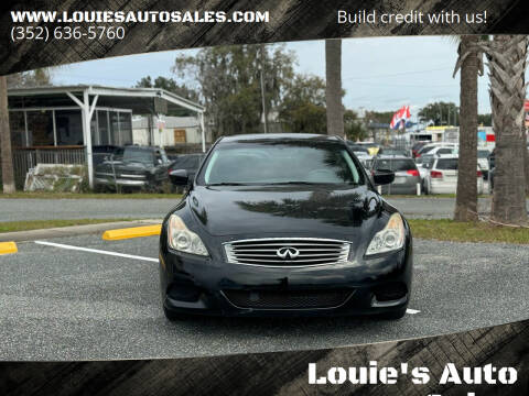 2008 Infiniti G37 for sale at Louie's Auto Sales in Leesburg FL