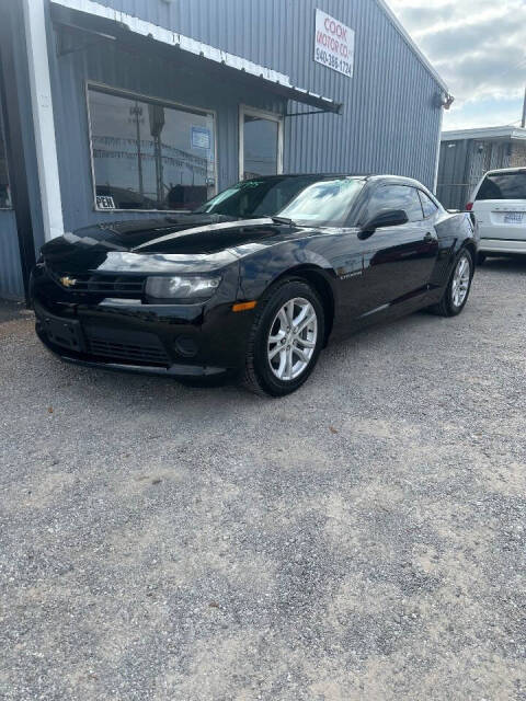 2014 Chevrolet Camaro for sale at COOK MOTOR CO LLC in Wichita Falls, TX