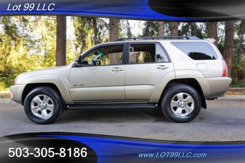 2004 Toyota 4Runner for sale at LOT 99 LLC in Milwaukie OR