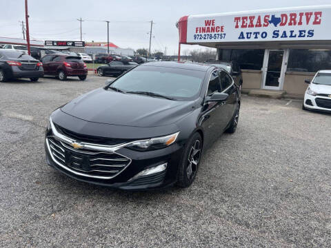 2019 Chevrolet Malibu for sale at Texas Drive LLC in Garland TX