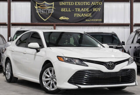 2018 Toyota Camry for sale at United Exotic Auto in Houston TX