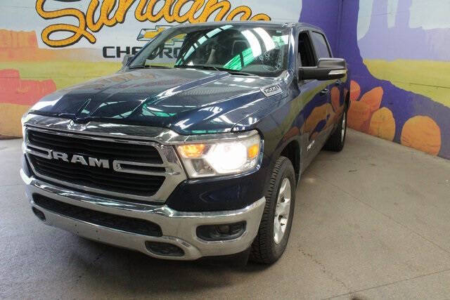 Used 2021 RAM Ram 1500 Pickup Big Horn/Lone Star with VIN 1C6SRFFT1MN638180 for sale in Grand Ledge, MI