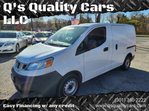 2015 Nissan NV200 for sale at Q's Quality Cars LLC in Capitol Heights MD