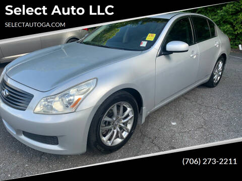 2008 Infiniti G35 for sale at Select Auto LLC in Ellijay GA