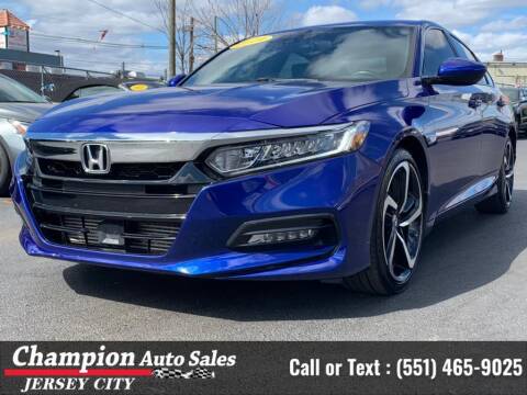 2019 Honda Accord for sale at CHAMPION AUTO SALES OF JERSEY CITY in Jersey City NJ