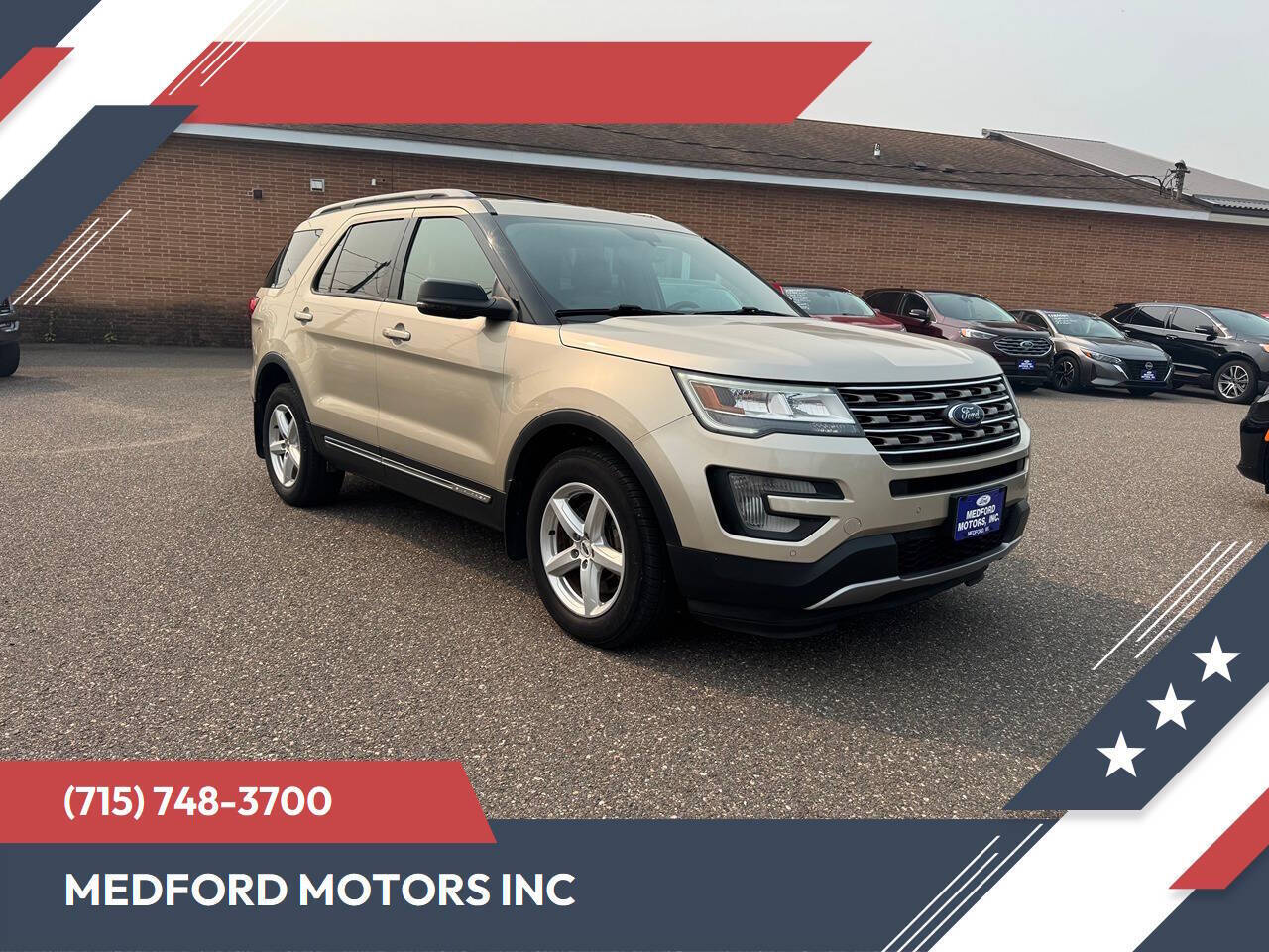 White Gold 2017 Ford Explorer SUV / Crossover All-Wheel Drive 6-Speed Automatic