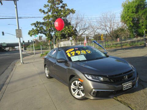 2021 Honda Civic for sale at Hacienda Motors used car sales inc in Fresno CA