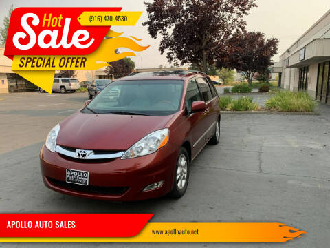 2006 Toyota Sienna for sale at APOLLO AUTO SALES in Sacramento CA