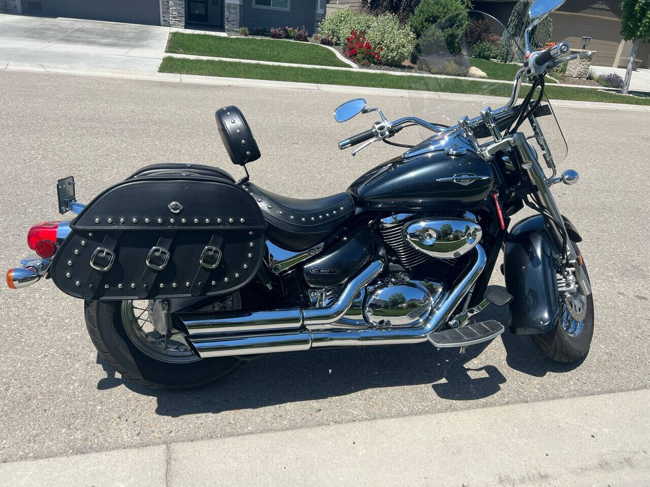 2006 suzuki boulevard c50 hard saddlebags hot sale